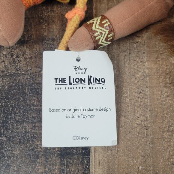 Lion King‎ Simba Original Broadway Musical Limited Edition Plush Stuffed 10" NWT - Picture 5 of 7
